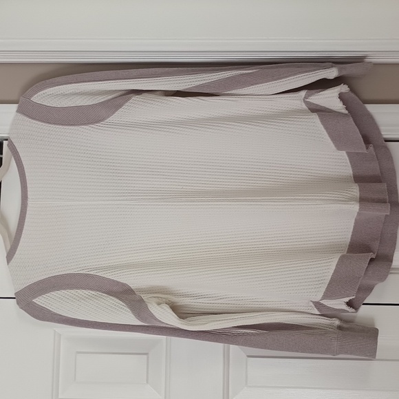 Free People Long Sleeve Waffle Knit Tee - Picture 4 of 9